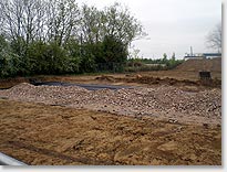 Site clearance & drainage works begin
