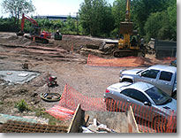 Groundworks, foundations & drainage works continue on site
