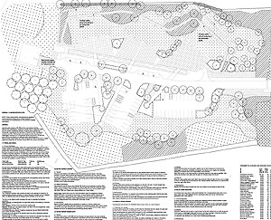 Approved landscaping scheme for Phase 2 development.