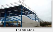 Completed Steel Portal Frame