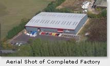 Aerial Shot of Completed Factory